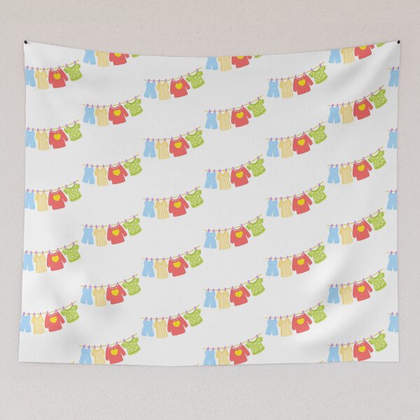 Item preview, Playful Laundry Day  designed and sold by KJackArtwork.