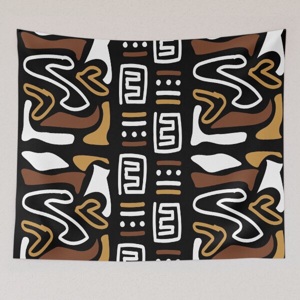 Item preview, Black Bogolan – Traditional African Pattern from Mali designed and sold by Wolagno.