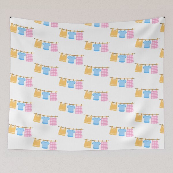 Item preview, Playful Laundry Day  designed and sold by KJackArtwork.