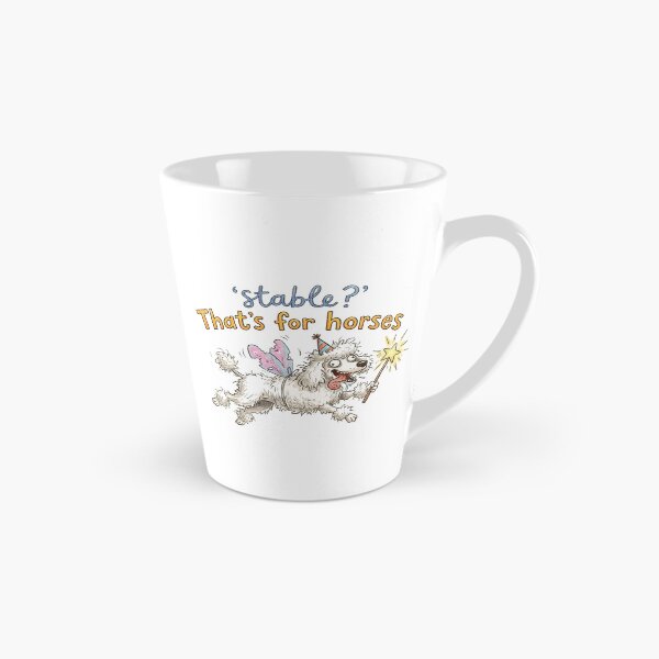 Item preview, Stable? That’s For Horses Funny Chaotic Poodle Meme Design designed and sold by SoftPawsAtelier.