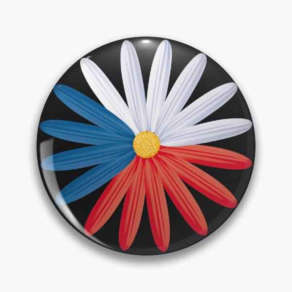 Item preview, Fantasy Flower Flag - Czechia designed and sold by debzydesign.