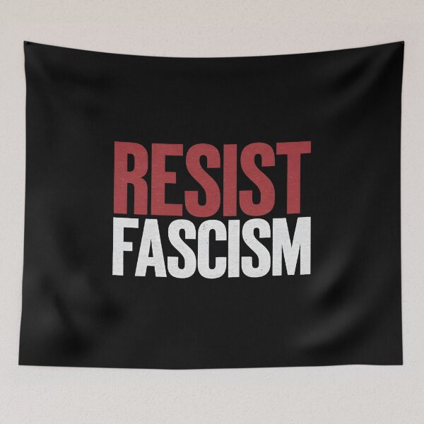 Item preview, Resist Fascism - This bold design is for activists, defenders of democracy, and anyone who opposes fascism, authoritarianism, and injustice.  designed and sold by ZyziowskyArt.