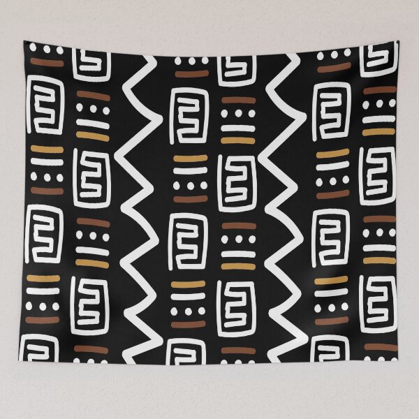 Item preview, Black Bogolan – Traditional African Pattern from Mali designed and sold by Wolagno.