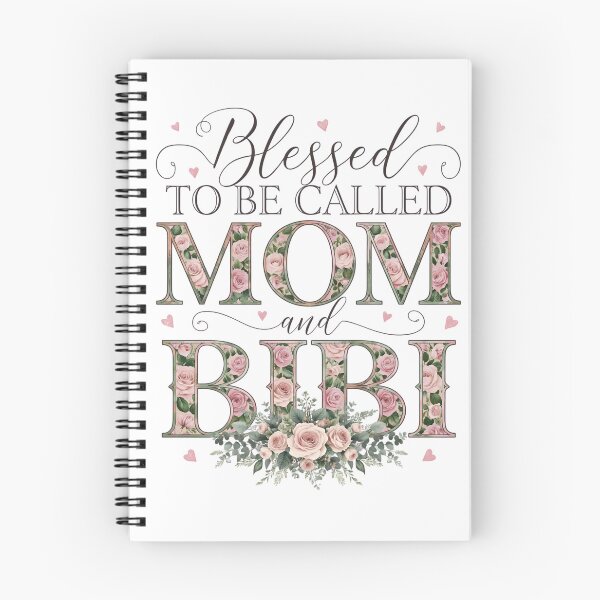 Item preview, Blessed to Be Called Mom and Bibi -  Floral Mom And Grandma  designed and sold by CutOutIdols.