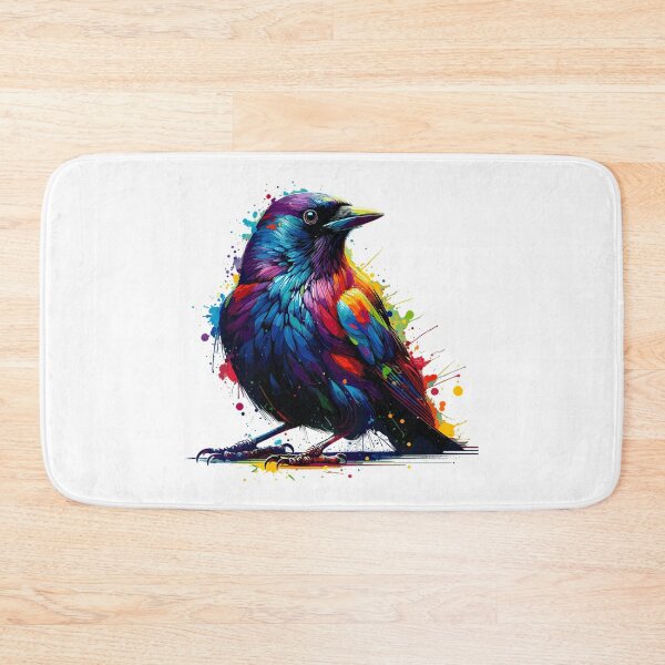 Item preview, Colorful Art Blackbird  designed and sold by fifinegceqs45.