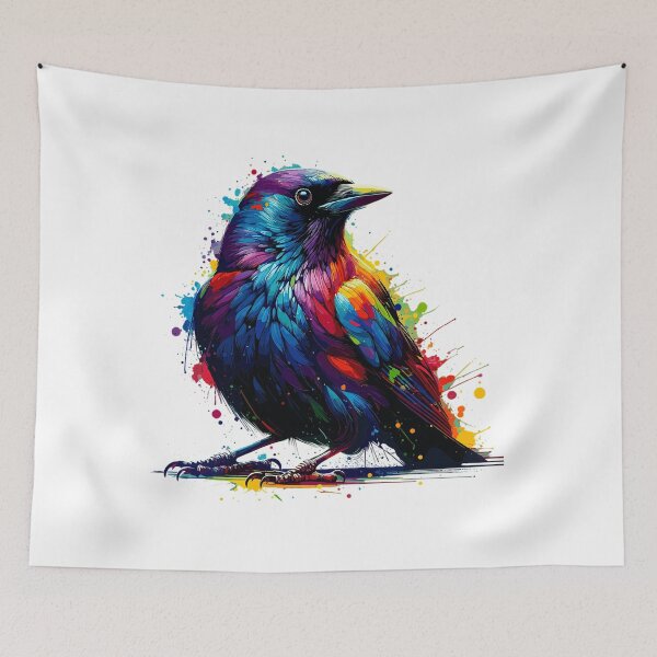 Artikelvorschau, Bunte Kunst Amsel entworfen und verkauft von fifinegceqs45.