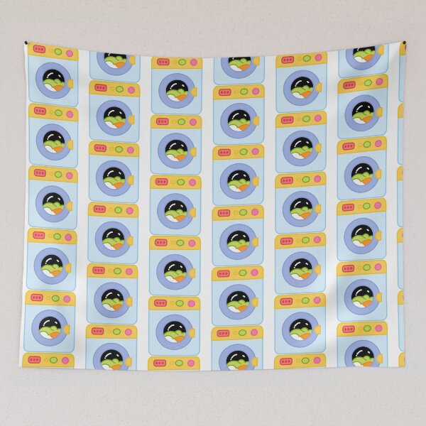 Item preview, Playful Laundry Day  designed and sold by KJackArtwork.