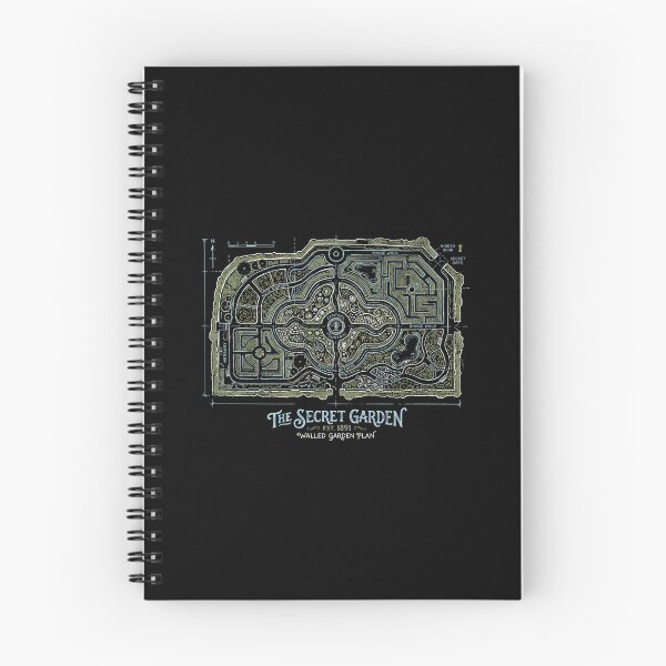 Item preview, The Secret Garden Walled Garden Plan Map designed and sold by Fenay Designs.