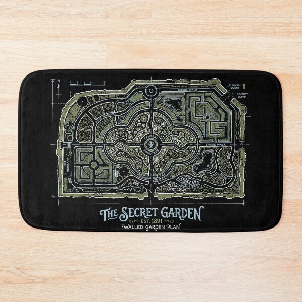 Item preview, The Secret Garden Walled Garden Plan Map designed and sold by Fenay Designs.