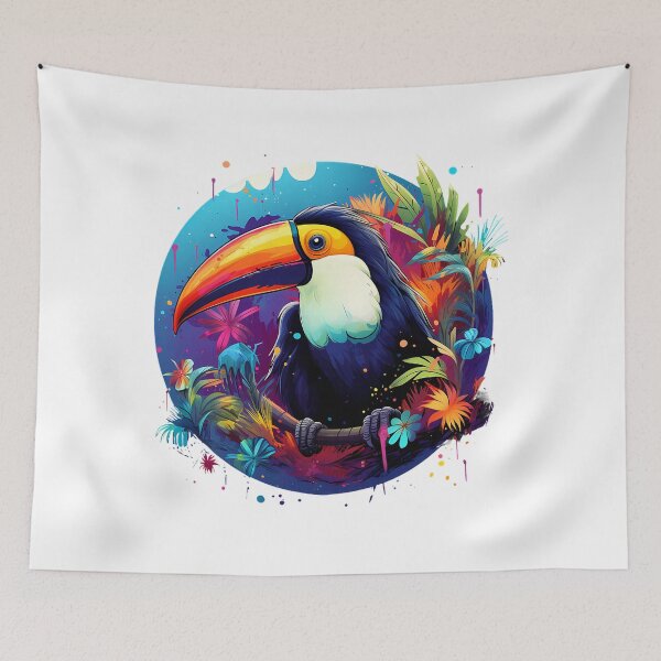 Item preview, Toucan Bird Animal Print Tropical designed and sold by fifinegceqs45.