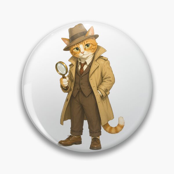 Item preview, Lucian the Cat Detective designed and sold by Martin's_Design.