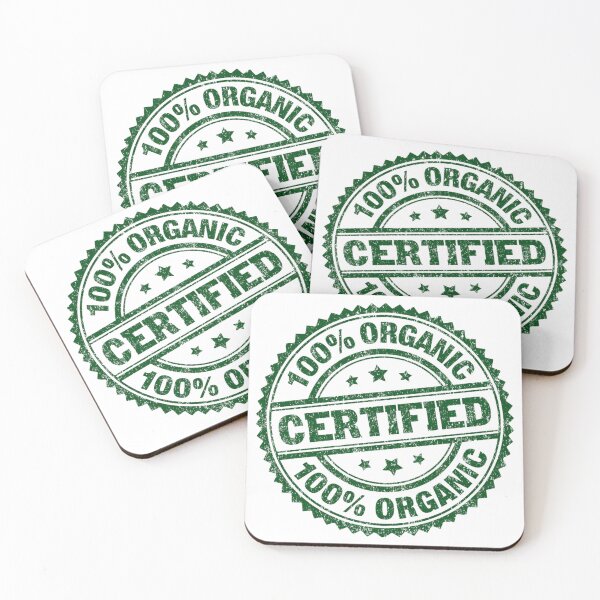 Item preview, Organic Certified Stamp designed and sold by StudioRedKoala.
