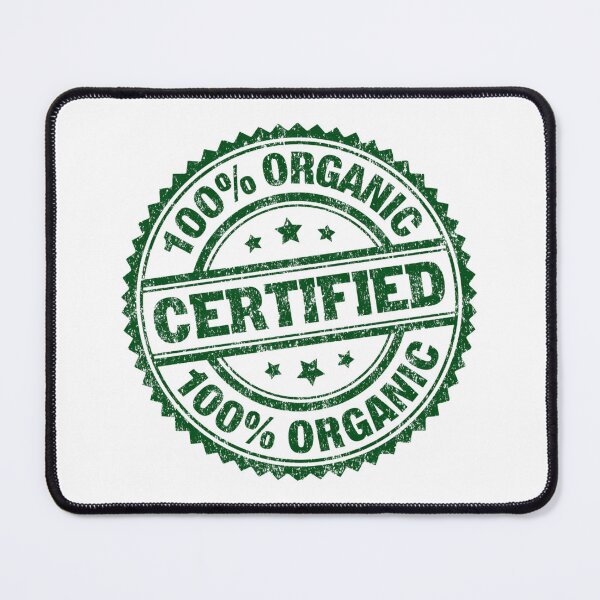 Item preview, Organic Certified Stamp designed and sold by StudioRedKoala.