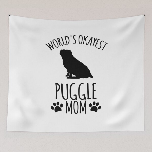 Item preview, Worlds Okayest Puggle Mom - Dog Mom designed and sold by kindxinn.