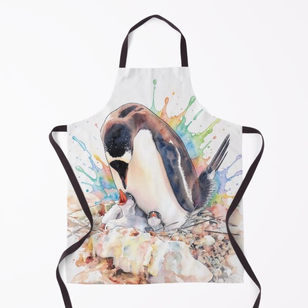 Item preview, Penguin Family in Watercolor designed and sold by tomorrowsart.