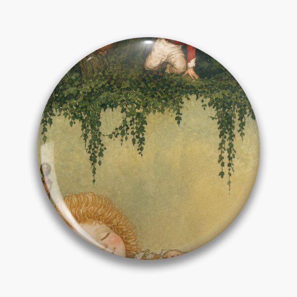 Item preview, Art Nouveau Fantasy Sleeping Child Art for Dreamy Nursery Decor designed and sold by RickE.