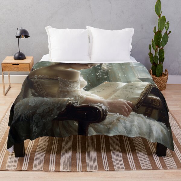 Item preview, Victorian Woman Reading designed and sold by redpoppycreates.
