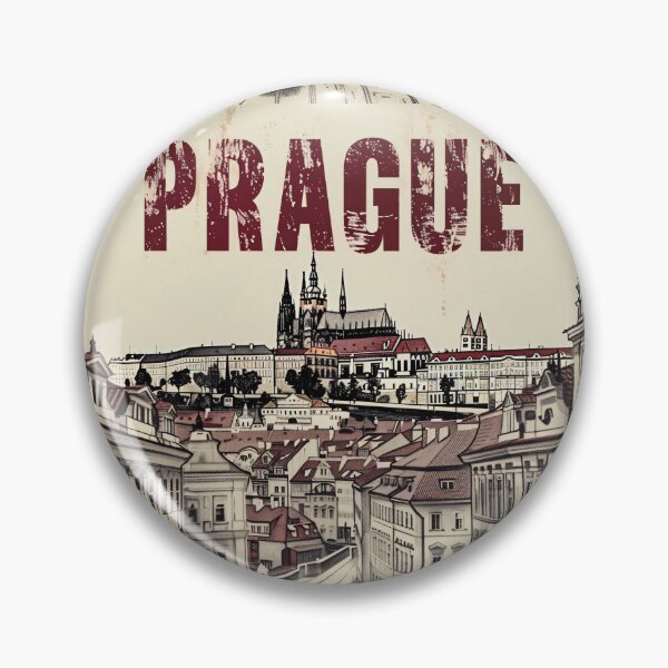 Item preview, Prague Czech Republic Vintage Travel Poster European City Art designed and sold by NarjaShop.
