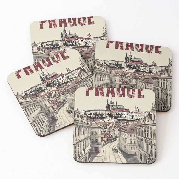Item preview, Prague Czech Republic Vintage Travel Poster European City Art designed and sold by NarjaShop.