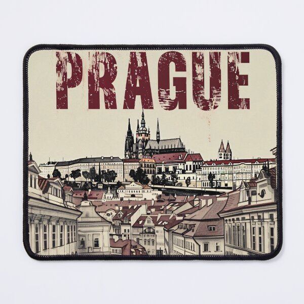Item preview, Prague Czech Republic Vintage Travel Poster European City Art designed and sold by NarjaShop.
