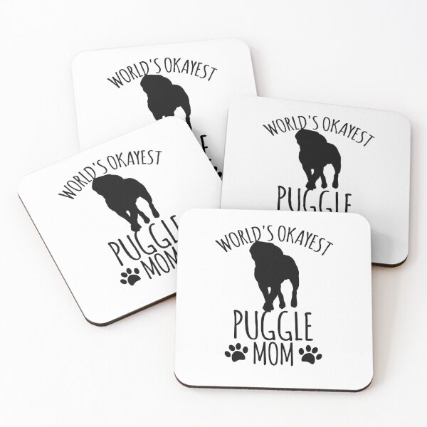 Item preview, Worlds Okayest Puggle Mom - Dog Mom designed and sold by kindxinn.