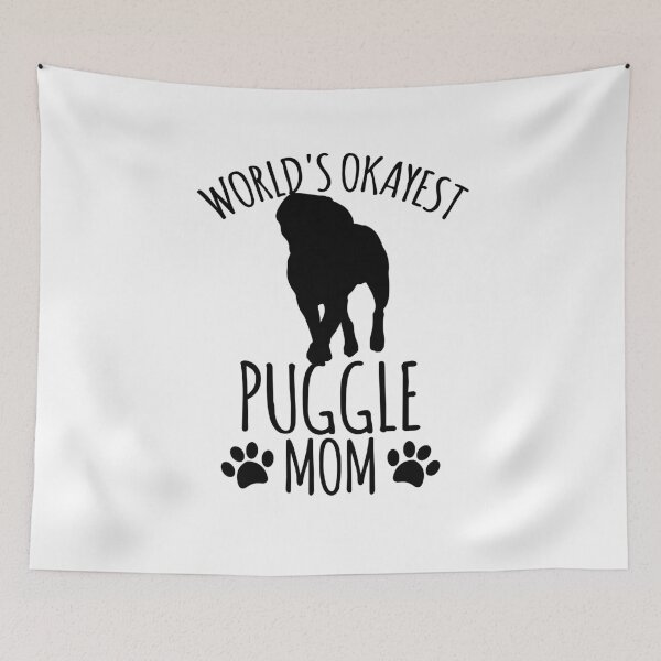 Item preview, Worlds Okayest Puggle Mom - Dog Mom designed and sold by kindxinn.