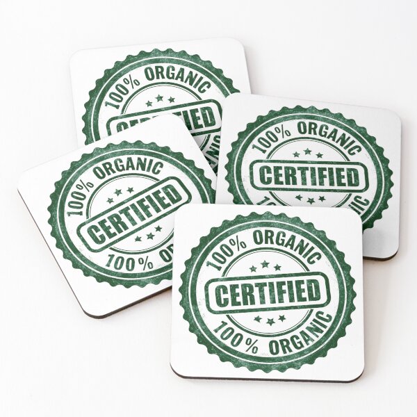 Item preview, Organic Certified Stamp designed and sold by StudioRedKoala.
