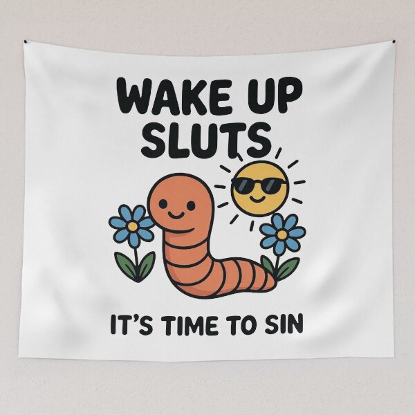 Item preview, Wake Up, It’s Time to Sin ! designed and sold by Peggy D Schafer.