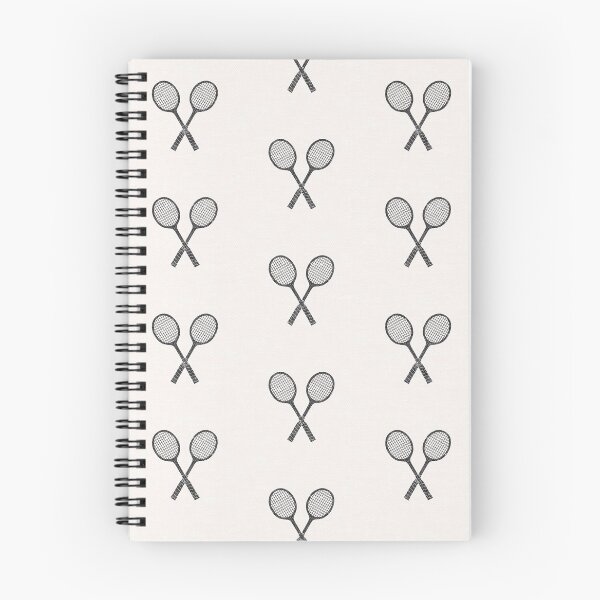Item preview, Tennis Racquets - Charcoal on Cream designed and sold by littlearrow.