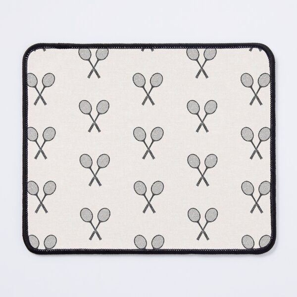 Item preview, Tennis Racquets - Charcoal on Cream designed and sold by littlearrow.