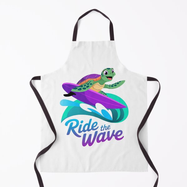 Item preview, Ride The Wave – The Ultimate Surfing Sea Turtle designed and sold by Meemaart.