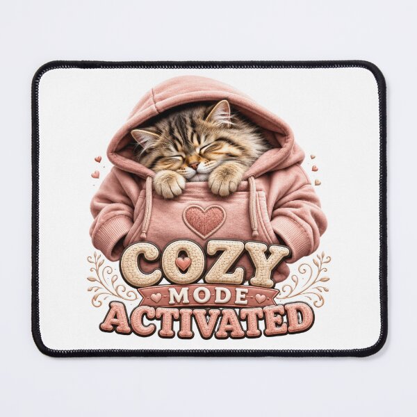 Item preview, Sleepy Hoodie Kitty Mood designed and sold by pradeepvisuals.