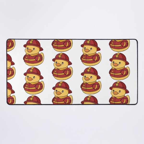 Item preview, Cute Kawaii Firefighter Rubber Duck - Brave Little Hero designed and sold by LYAN-STORE.