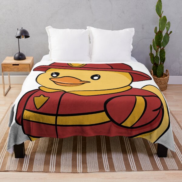 Item preview, Cute Kawaii Firefighter Rubber Duck - Brave Little Hero designed and sold by LYAN-STORE.