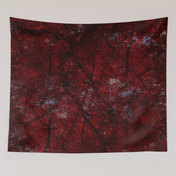 Item preview, Leafy Red Pattern designed and sold by ZedColors.