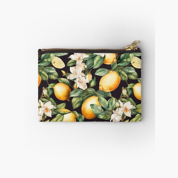 Item preview, Midnight Lemon and Blossom Dolce Vita Pattern Sicilian Amalfi Positano designed and sold by PG Illustration.