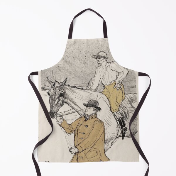 Item preview, The Jockey Going to the Post by Toulouse-Lautrec Vintage Equestrian Racing Art designed and sold by artofuniverse.