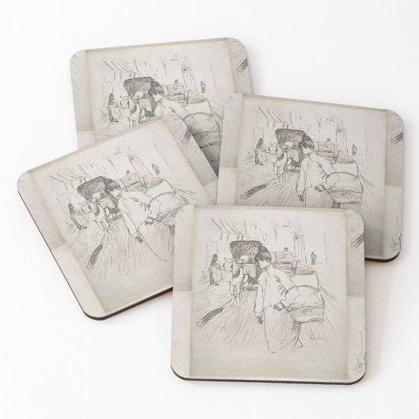 Item preview, The Laundress by Toulouse-Lautrec Vintage Paris Street Scene Art designed and sold by artofuniverse.