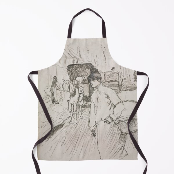 Item preview, The Laundress by Toulouse-Lautrec Vintage Paris Street Scene Art designed and sold by artofuniverse.