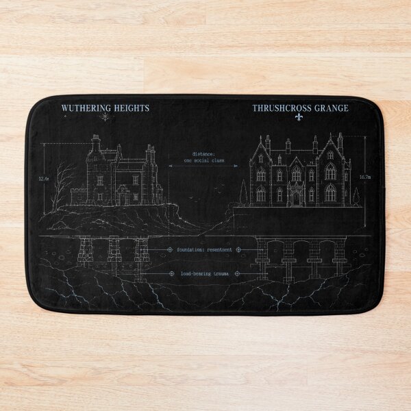 Item preview, Wuthering Heights and Thrushcross Grange Gothic Blueprint designed and sold by Fenay Designs.