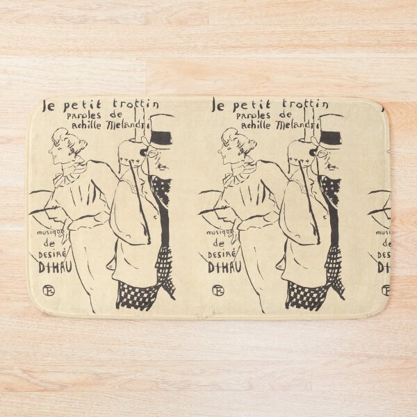Item preview, Le Petit Trottin by Henri de Toulouse-Lautrec Vintage Paris Cabaret Poster designed and sold by artofuniverse.