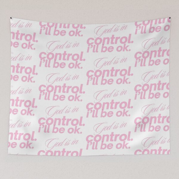 Item preview, God is in control. i'll be ok. designed and sold by indie cottage.