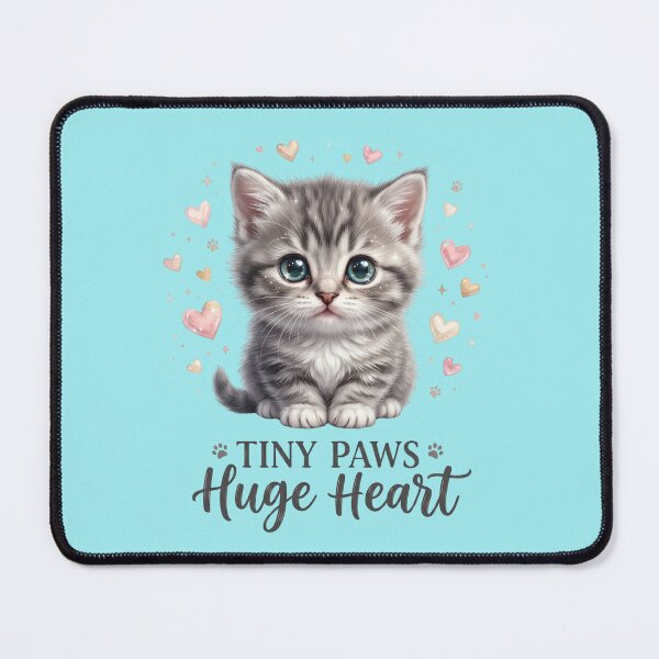 Item preview, Tiny Kitten Gentle Vibes designed and sold by pradeepvisuals.