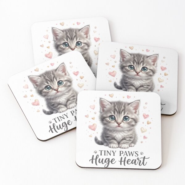 Item preview, Tiny Kitten Gentle Vibes designed and sold by pradeepvisuals.