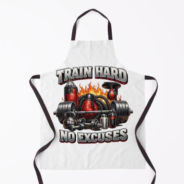 Item preview, Train Hard No Excuses – Gym & Boxing Motivation designed and sold by Hobby-up.