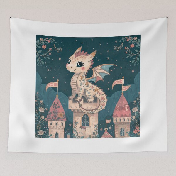 Item preview, A Dragon On A Tower designed and sold by jessypaul027.