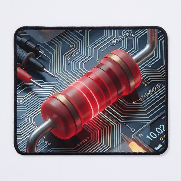 Item preview, 10K Ohm Glowing Resistor Circuit Board - Electrical Engineer Art designed and sold by TooN-Tech-Studio.
