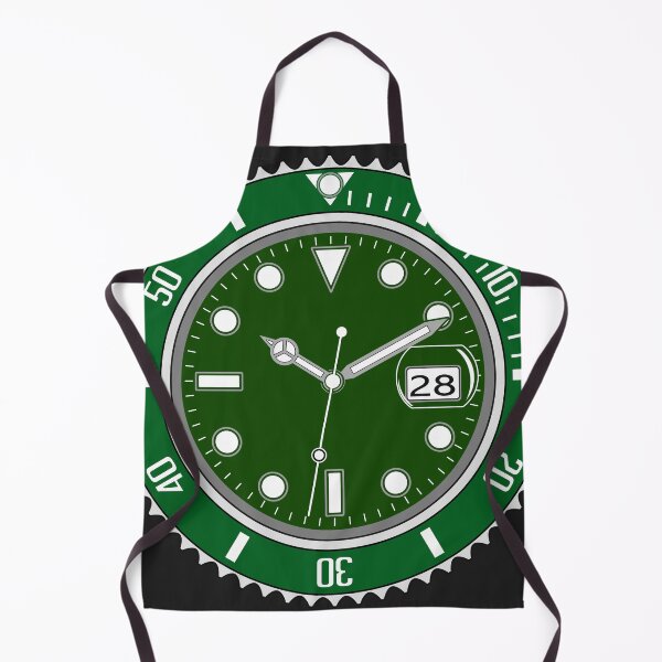 Aperçu de l'œuvre Cadran de montre vert de luxe créée et vendue par CUTOCARS-SHOP.