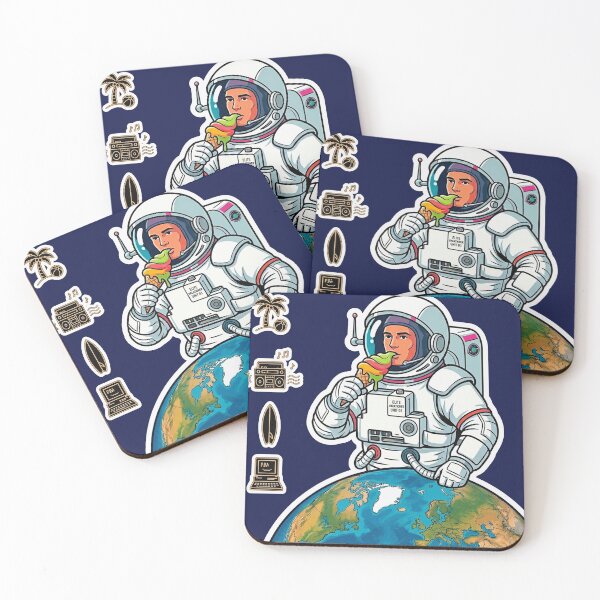Item preview, Cosmic Summer - Astronaut Ice Cream Break designed and sold by retrosharp pop.