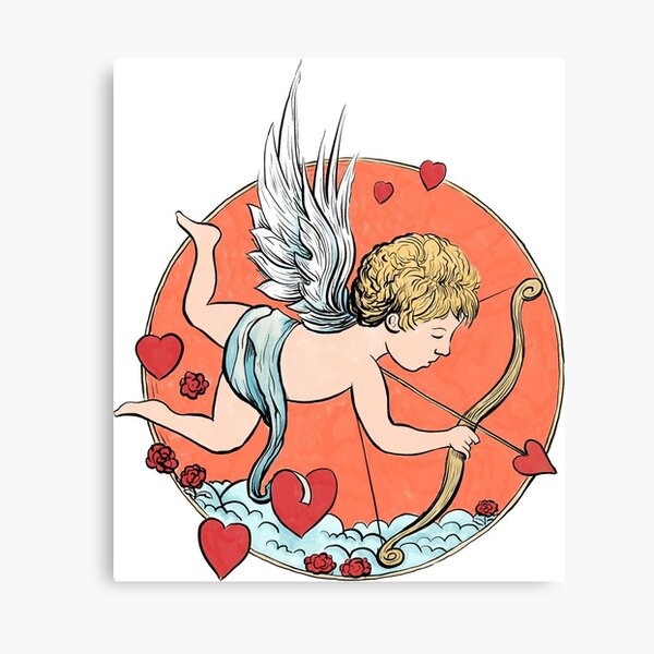 Cupid, God of Love Canvas Print